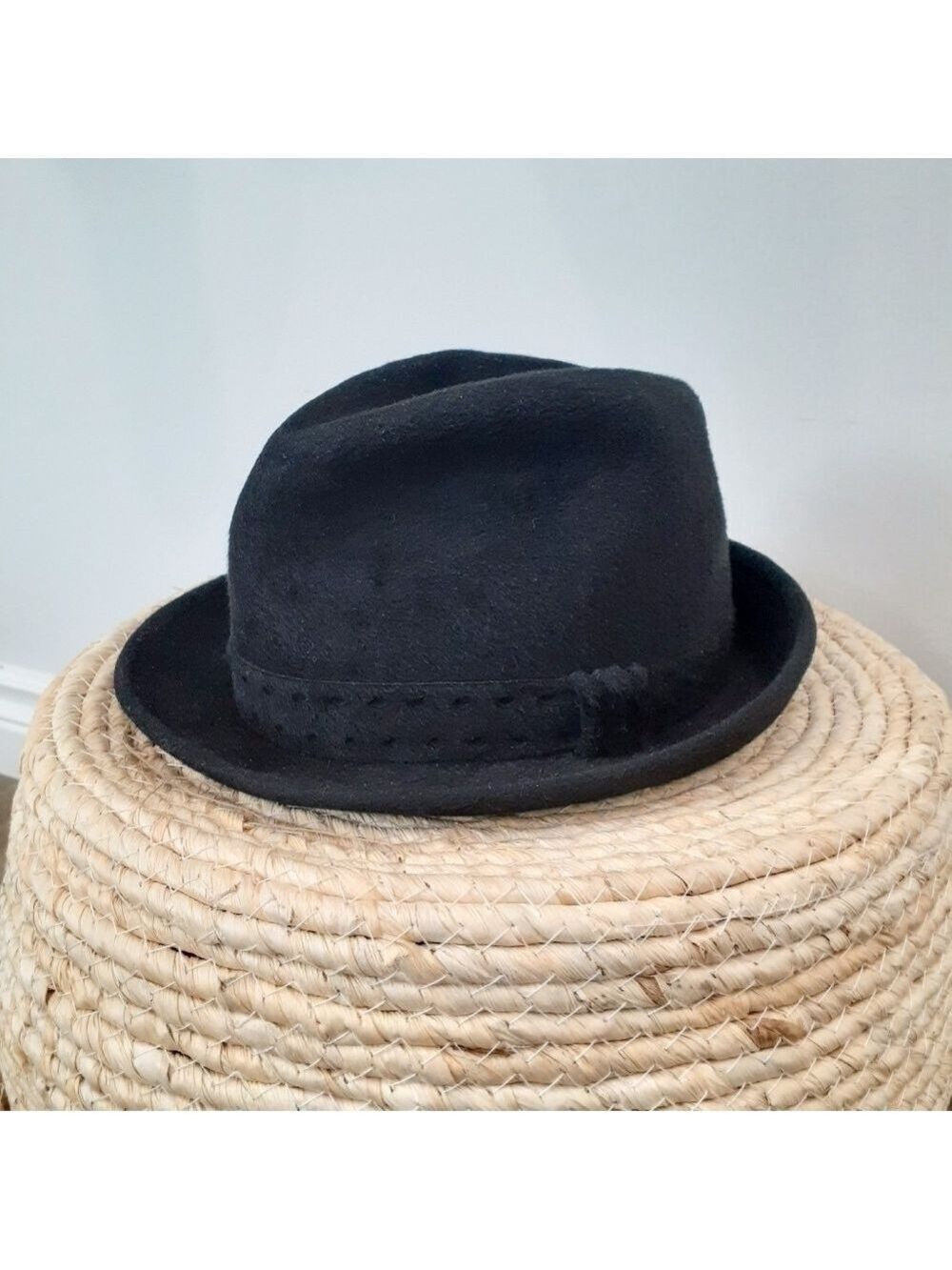 Vintage 70's Biltmore Beaver Blend Grandpacore Black  Fedora